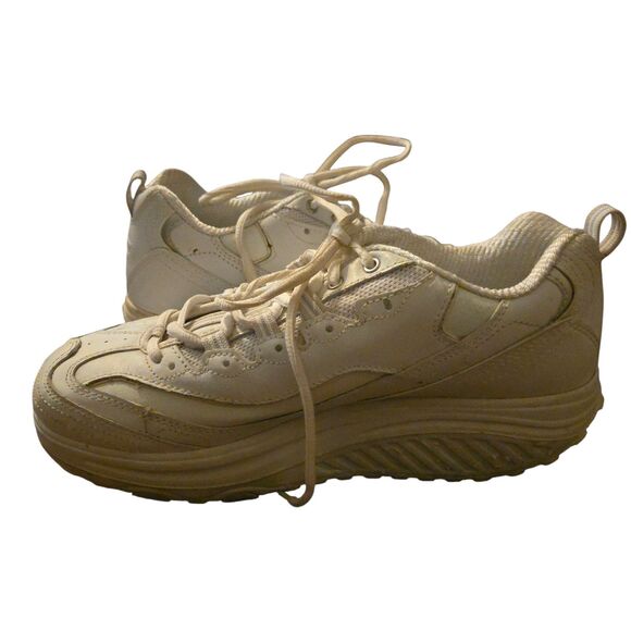 Y2K Skechers Shape Ups Fitness Workout Tennis Shoes Size 9  Chunky Platforms - Picture 6 of 12
